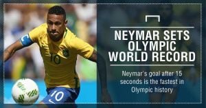 Neymar Shines Again With Olympic Goal