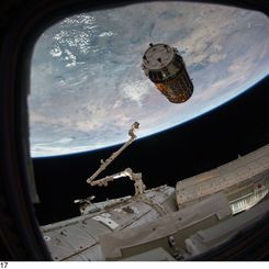 Japan's Kounotori2 Supply Ship Approaches the Space Station