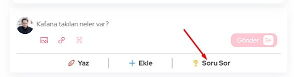 Soru sormak için buraya tıklayabilirsiniz.