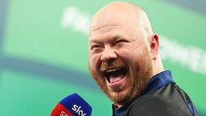 Gary Anderson Ends Justin Hood’s Run At Darts Worlds