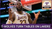 LAKERS POSTCAST T-Wolves turn the tables on Lakers in GAME 1. REACTION!