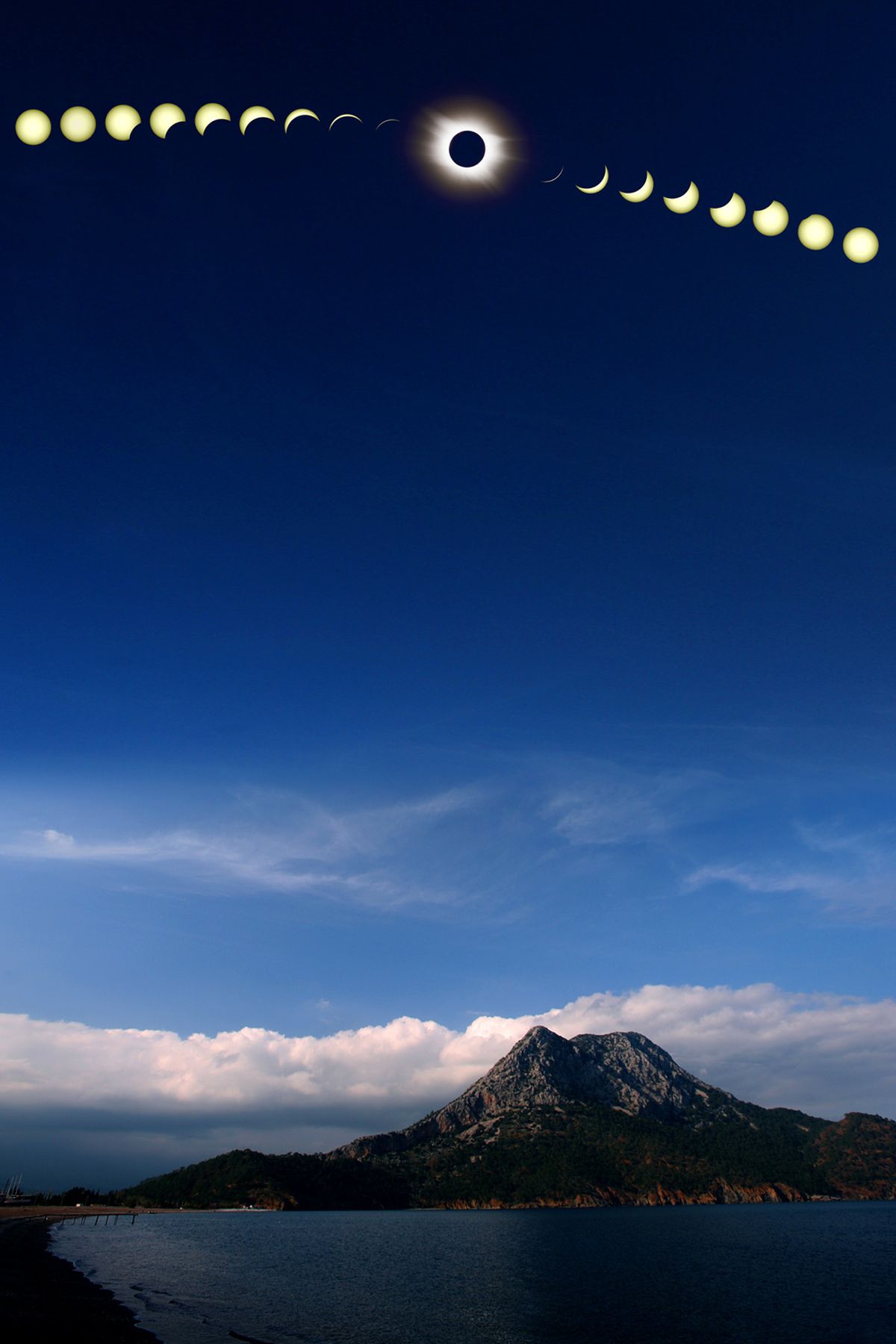 A Total Solar Eclipse over Turkey