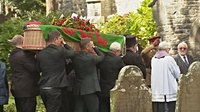 Mourners attend funeral of Hefin David after politician's sudden death | ITV News