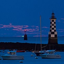 Green Flash and Super Moon