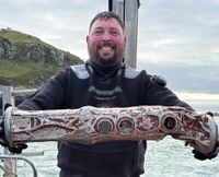 NARC divers find suspected Russian sub-tracker off Wales