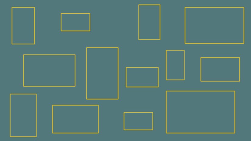 Bu dikdörtgenlerden hangisi en estetik olanı?