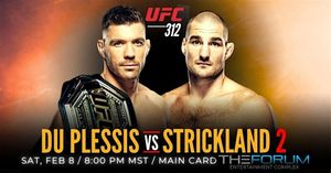 UFC 312: Du Plessis Vs. Strickland 2 Brings Title Fights Down Under