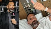 Rio Ferdinand in hospital and missing from TNT Sports coverage of PSG vs Arsenal