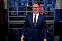 Colbert claps back with sombrero-sofa meme after JD Vance defends Trump’s AI videos