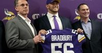 Vikings release longtime starting center Garrett Bradbury in latest offensive line shuffle