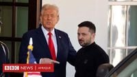 Le président Volodymyr Zelensky espère qu'une « paix durable » pourra être instaurée en Ukraine cette année, après s'être entretenu par téléphone avec M. Trump. - BBC News Afrique