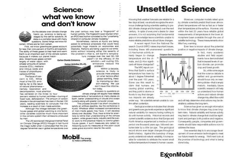 Sol: New York Times, 1997. Sağ: New York Times, Wall Street dergisi ve diğer yayınlar, 2000