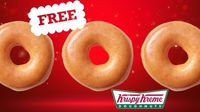 Krispy Kreme is handing out free doughnuts this week. Here’s how to get one before it’s too late
