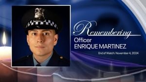 Chicago Unites For Funeral Of Officer Enrique Martinez