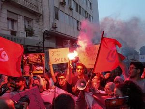Tunisians Protest Four Years Of Kais Saied Rule