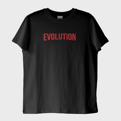 Evolution: Evrim T-Shirt (Baskı, %100 Pamuk)