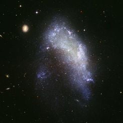 NGC 1427A: Galaxy in Motion