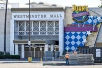 Shuttered Westminster Mall interior has been defaced and vandalized