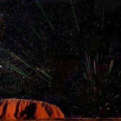 Leonids Over Uluru