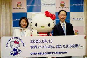 Sanrio Launches Hello Kitty Airport Campaign For Osaka Expo