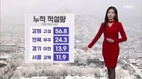 동영상 일기예보 - [날씨] 오늘 밤까지 동해안 중심 눈…내일 전국 맑지만 추위 계속