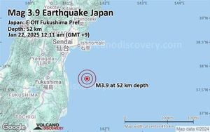 Strong Earthquake Jolts Fukushima Prefecture Early On January 23