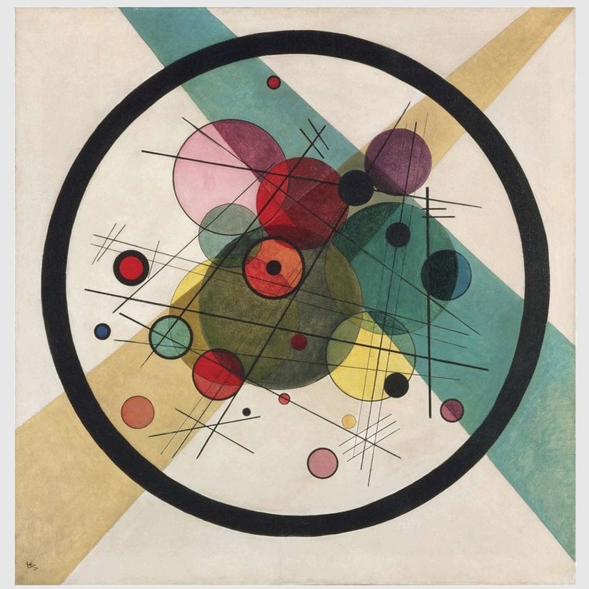 Vassily Kandinsky, 1923 - Circles in a Circle.