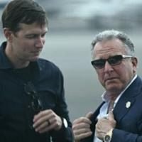 US special envoy to the Middle East Steve Witkoff (R) and Jared Kushner, the son-in-law of President Donald Trump, were due in Egypt for discussions on the release of hostages and the peace plan under consideration by Israel and Hamas