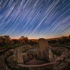  Star Trails and the Equinox Sunrise 