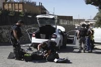 Two Israelis stabbed at hotel outside Jerusalem