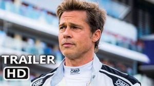 Brad Pitt Stars As F1 Racer Returns To Speedway