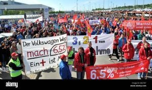 Volkswagen Workers Intensify Strikes Amid Cost-Cutting Measures