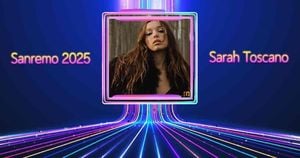 Sarah Toscano Shines At Sanremo 2025 Festival With 'Amarcord'