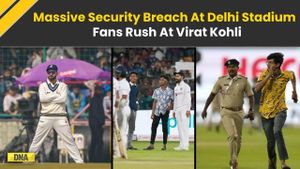 Fan Frenzy Engulfs Virat Kohli At Ranji Trophy Match