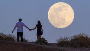 May Full Moon Shines Bright As Flower Moon