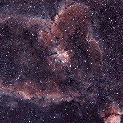 IC 1805: The Heart Nebula in HDR