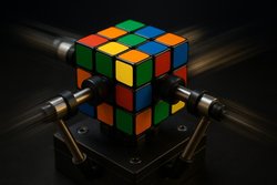 Purdue Öğrencileri, Rubik Küpü Göz Açıp Kapatmadan Çözebilen Robot Geliştirdi!