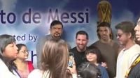 Lionel Messi unveils his 70-foot statue, meets Shah Rukh Khan with broad smile in marquee event: Watch