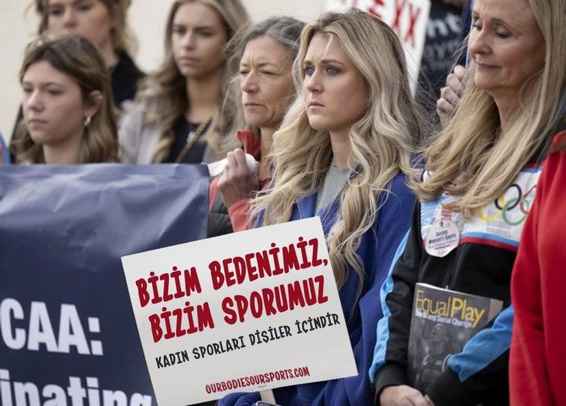 Kadın haklarını savunan bazı örgütler, transların kadın kategorisinde yarışma hakkına karşı çıkmaktadır.