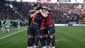 Bologna FC Secures Thrilling 2-1 Victory Over Cagliari