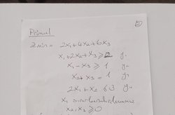 Primal modeli dual modele çevirir misiniz?