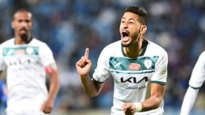 Mourad Batna Secures Dramatic Free Kick Goal For Al-Fateh