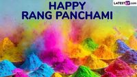 Rang Panchami 2025 Greetings and HD Images For Free Download Online: Wish Happy Ranga Panchami With These Messages, Quotes and Wallpapers To Celebrate the Festival | 🙏🏻 LatestLY