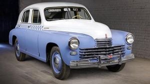 Moscow Museum Revives Historic 1954 Taxi With Restoration