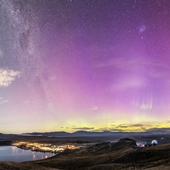 Yeni Zelanda Üzerinde Aurora