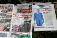 Cameroon's Biya, world's oldest president, sworn in for 8th term - Yahoo News Singapore