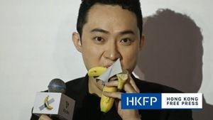 Justin Sun Eats $6.2 Million Banana Artwork