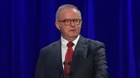 Anthony Albanese gives victory speech