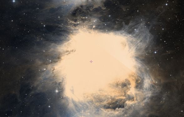 Hubbel uzay teleskobunun &quot;Optical&quot; kamerası ile çekilen Orion Nebula fotoğrafı.