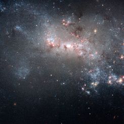 NGC 4449: Close-Up of a Small Galaxy